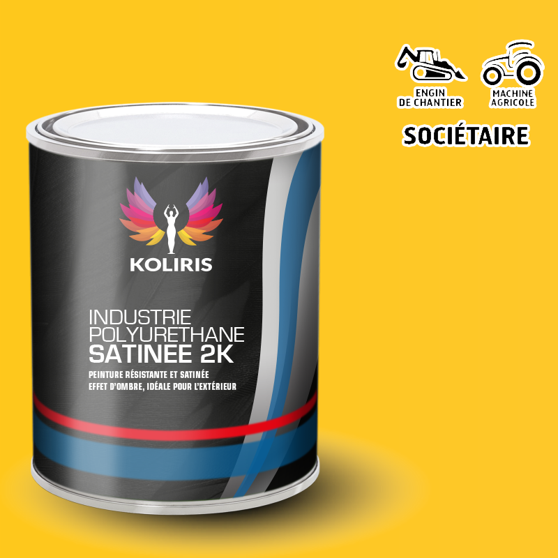 Peinture industrie 2K PU satinée Agricole et Engin de chantier